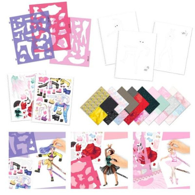 BST thiết kế thời trang TOPMODEL DANCE Colouring Book TM410959