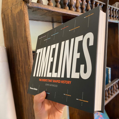 Sách - Timelines: The Events that Shaped History by John Haywood | Nonfiction in English / Ngoại văn