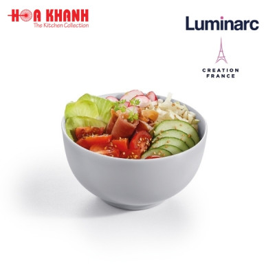 Tô Thủy Tinh Luminarc Diwali Granit 14.5cm đựng thức ăn, cường lực, kháng vỡ - Bộ 3 cái - P0731