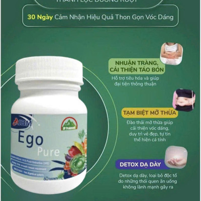 Viên thải độc ruột Ego Pure