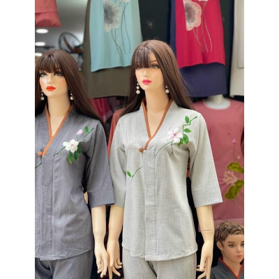 ĐỒ LAM ĐI CHÙA PHÁP PHỤC PHẬT GIÁO Vải Nhập