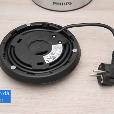 Bình đun siêu tốc Philips HD9339 - 2000W - 1.7 Lít - Hàng Chính Hãng, Bảo Hành Toàn Quốc