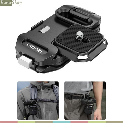 Ulanzi UKA07 - Bộ Kẹp Balo Máy Ảnh GoPro Tháo Nhanh, Bền Nhẹ 94g, Chịu Tải 10kg, Tương Thích Uka & F38 - Hàng Chính Hãng