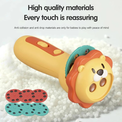 Mô hình Đèn chiếu khủng long, Đồ chơi đèn chiếu động vật DM401W - DUMOON