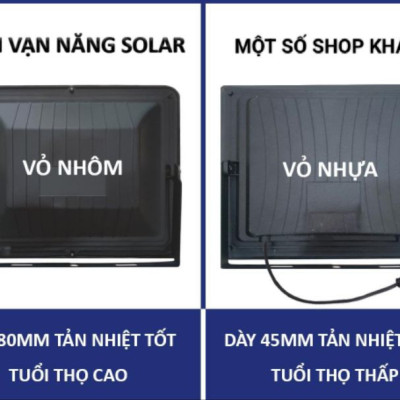 Đèn năng lượng mặt trời chống lóa Vạn Năng Solar 300w 