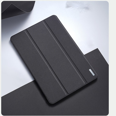 Bao da dành cho SamSung Galaxy Tab S9 Fe chính hãng Dux Ducis Domo chống sốc, có khay đựng bút - hàng chính hãng 