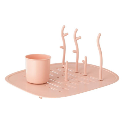 Giá úp bình sữa Aoi - với thiết kế hiện đại, thông minh an toàn cho sức khỏe cùng thiết kế có nắp đậy chắn bụi.