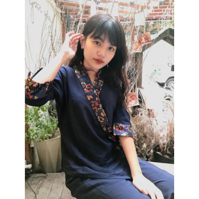 ĐỒ LAM ĐI CHÙA  MẪU TƠ PHỐI GẤM