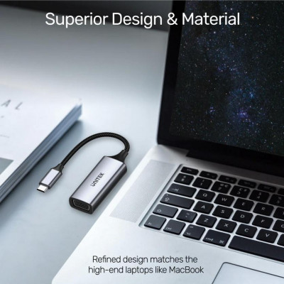 CÁP TYPE-C -> VGA UNITEK V1413A - HÀNG CHÍNH HÃNG