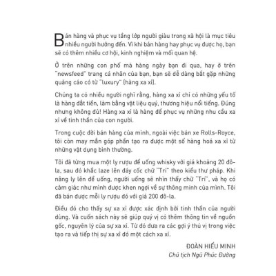 Chiến Lược Xa Xỉ - The Luxury Strategy - Bản Quyền