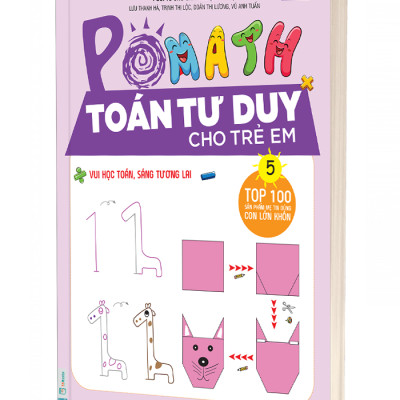 Combo 3 Cuốn Pomath Toán Tư Duy Cho Trẻ Em 4 - 6 tuổi (Tập 4,5,6)