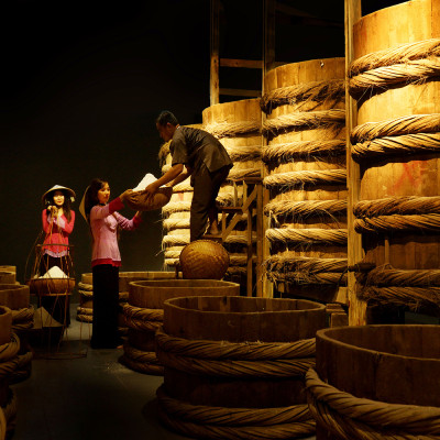 Đặc Sản Phan Thiết - [Combo 02 Bình Gốm 60 Đạm] Nước Mắm Tĩn Cá Cơm Ruột Đỏ Độ Đạm 60N 250Ml Rin Nguyên Chất Không Chất Bảo Quản