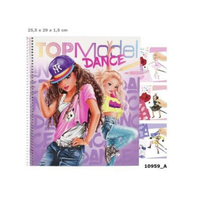 BST thiết kế thời trang TOPMODEL DANCE Colouring Book TM410959