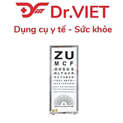 Đèn thị lực chữ ZU giúp kiểm tra thị lực tại nhà