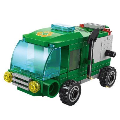 Bộ 6 Đồ Chơi Lắp Ráp Chiến Binh Bảo Vệ Thành Phố Biến Hình 6 Trong 1 - City Guardian Mecha - Toys&Joys 8831 (503 Mảnh Ghép)