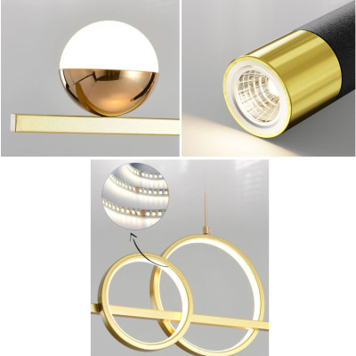 Đèn thả HEAY kiểu dáng hiện đại trang trí nội thất sang trọng.