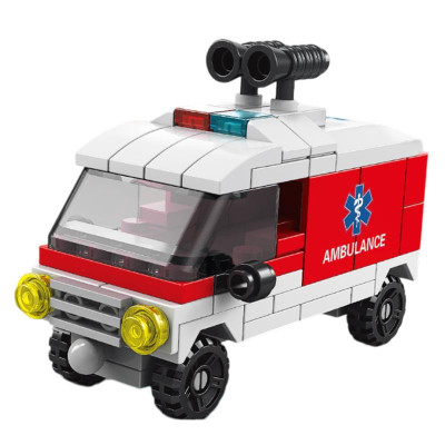 Bộ 6 Đồ Chơi Lắp Ráp Chiến Binh Bảo Vệ Thành Phố Biến Hình 6 Trong 1 - City Guardian Mecha - Toys&Joys 8831 (503 Mảnh Ghép)