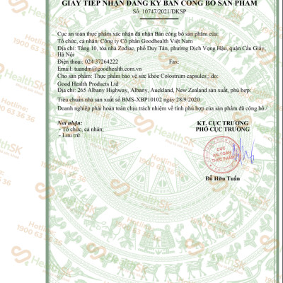 Sữa non dạng viên Goodhealth Immunoactive Colostrum tăng sức đề kháng, tăng kháng thể