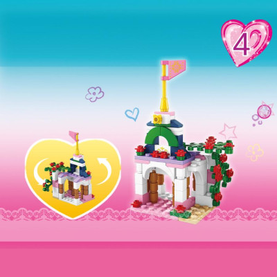 Bộ 6 Đồ Chơi Lắp Ráp Lâu Đài Cổ Tích 6 Trong 1 - Fairy Tale Castle - Toys&Joys 8776 (447 Mảnh Ghép)