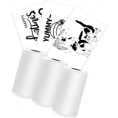 Nhãn Dán Trắng KT_RM10, Độ Bền 10 Năm, 53mm X 6.5m, Dùng cho máy T02 Aimo - Hàng chính hãng