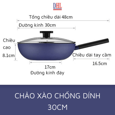 Chảo xào chống dính lòng sâu vân đá cao cấp Mitomo Cooker King siêu bền- Hàng chính hãng