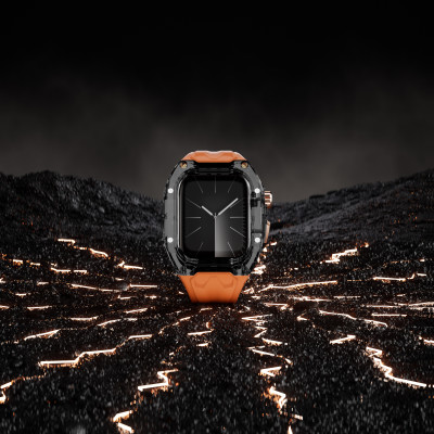 Ốp Case tích hợp dây đeo Lamborghini Style cho Apple Watch Series 4/5/6/SE/7/8/9/SE1,2,3 Size 40mm/41mm & 44mm/45mm - Hàng Chính Hãng