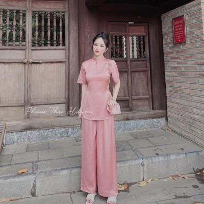 Đồ Lam Đi Chùa Mẫu Giọt Nước