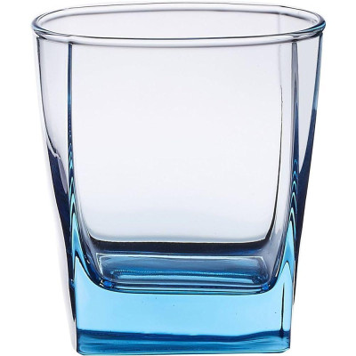 Bộ 6 cốc (ly) thủy tinh vuông thấp Luminarc Sterling 30cl - J1582 | Hàng chính hãng