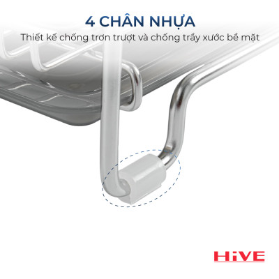 Kệ (giá) để chén bát HiVE DG 2 tầng inox 304