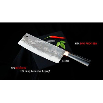 Dao Phúc Sen - Dao Thái 22 cán mun khâu đồng đỏ