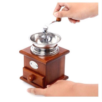 Cối Gỗ Xay Tiêu, Cà Phê Đa Năng Có Ngăn Chứa Sang Trọng Dragon