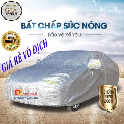Bạt phủ xe hơi, ô tô tráng nhôm cao cấp cho xe 4,5,7, bán tải dành cho các hãng xe: Toyota-Hyundai-Ford-Mazda-Kia,... z