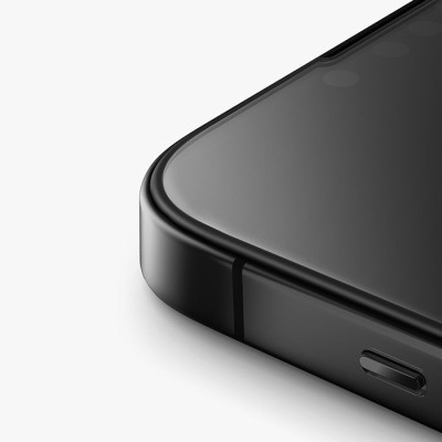 Kính Cường Lực UNIQ OPTIX MATTE Cho iPhone 16 Pro/ 16 Pro Max Bề Mặt Nhám Mịn Chống Bám Vân Tay Chống Chói Hàng Chính Hãng