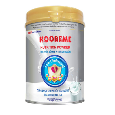 THỰC PHẨM BỔ SUNG VI CHẤT DINH DƯỠNG NUTRITION POWDER LOW CHOLESTEROL dùng được cho người tiểu đường KOOBEME