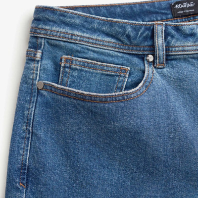 Quần denim nam nhãn point. Tapered - ROUTINE 10F25DPA003