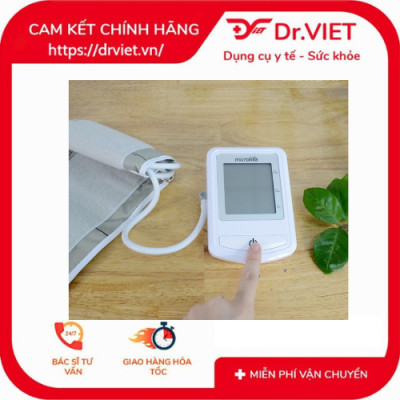 Máy đo huyết áp Microlife BP 3NZ1-1P Dụng cụ Y Khoa , với thiết kế đơn giản, Đo huyết áp và nhịp tim
