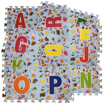 Bộ 26 tấm Thảm xốp cho bé Thoại Tân Thành, đạt tiêu chuẩn Mỹ và Châu Âu - kích thước 1 tấm 30x30cm, độ dày 0,9 - 1cm - 26 chữ cái (loại mới)