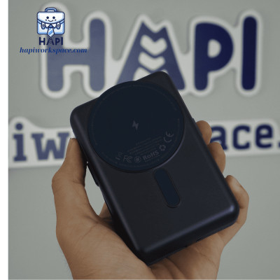 Sạc dự phòng hàng chính hãng WiWU Trunk Series 5-in-1 Wi-PP04, cáp C/L, sạc không dây 15W