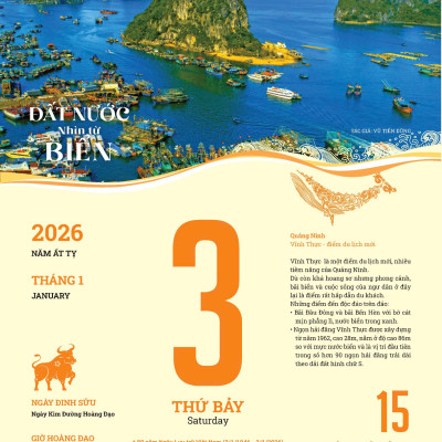 LỊCH 2026 ĐẤT NƯỚC NHÌN TỪ BIỂN – NXB Chính Trị Quốc Gia Sự Thật
