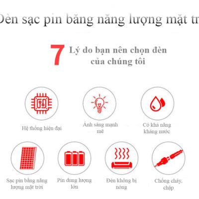 Đèn năng lượng mặt trời Max Tech 180W -  60W - 80W - 100W - 45W, Hoàn toàn không sử dụng điện, có điều khiển từ xa  - D1147