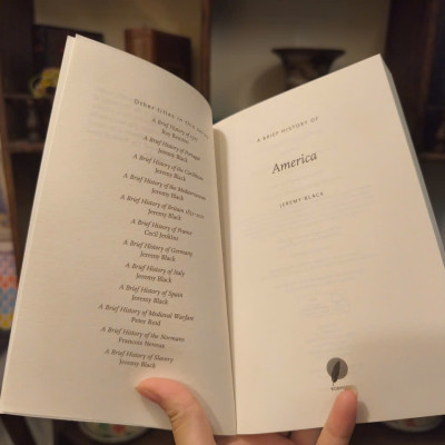 Sách - A Brief History of America by Jeremy Black | American History English Book | Sách ngoại văn