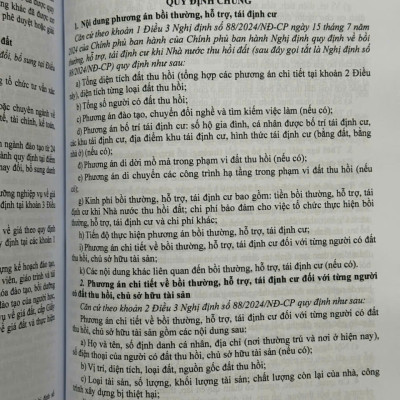 Sách Luật Đất Đai – Quy Định Về Giá Đất, Bồi Thường, Hỗ Trợ, Tái Định Cư Khi Nhà Nước Thu Hồi Đất