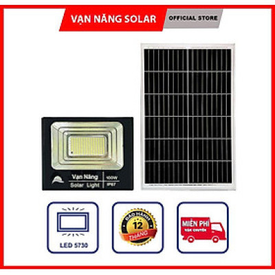 Đèn pha năng lượng mặt trời vạn năng solar 100w