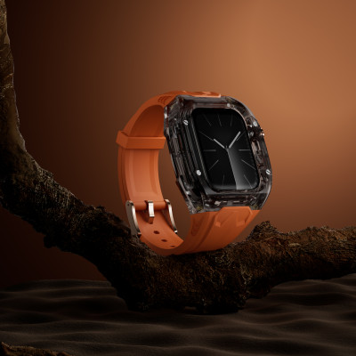 Ốp Case tích hợp dây đeo Lamborghini Style cho Apple Watch Series 4/5/6/SE/7/8/9/SE1,2,3 Size 40mm/41mm & 44mm/45mm - Hàng Chính Hãng