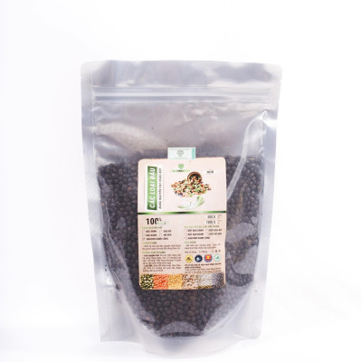 Đậu đen xanh lòng rang nguyên chất MẸ KEN 1KÝ - Tặng miếng lót ly TRÀ ĐẬU ĐEN, ĐẬU ĐEN XANH LÒNG