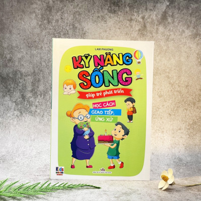 Combo kỹ năng cho bé-Trọn Bộ Kỹ Năng Sống Giúp Trẻ Phát Triển - Rèn Luyện Kỹ Năng Cho Trẻ (Bìa Mềm Hình Ảnh Sinh Động ) VT