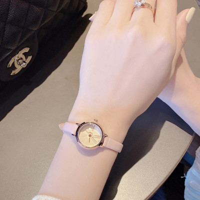 Đồng Hồ Nữ Julius Hàn Quốc JA979C Dây Da Cá TÍnh Màu Hồng