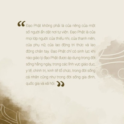 Đạo Phật áp dụng vào đời sống hằng ngày