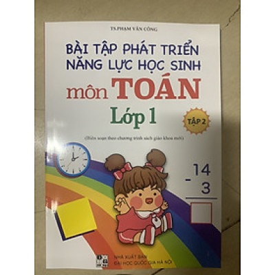 Bài tập phát triển năng lực học sinh môn Toán lớp 1 tập 2
