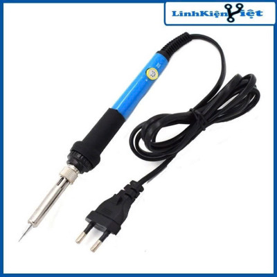 Bộ Mỏ Hàn Thiếc 60W Có Điều Chỉnh Nhiệt – Kèm 5 Mũi Hàn + Đế Gác Tiện Lợi